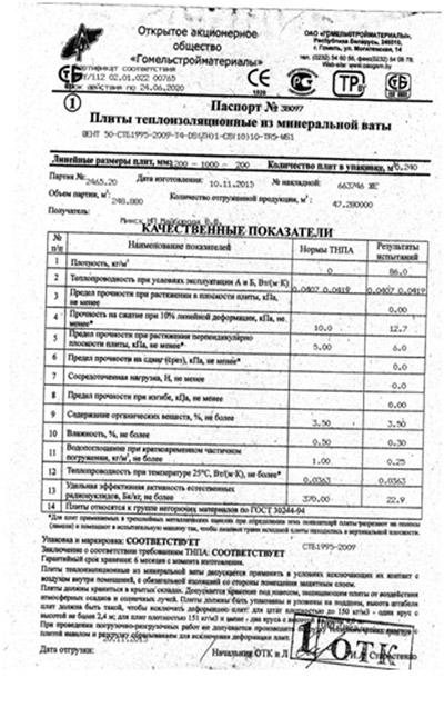 Характеристики утеплителя насыпного